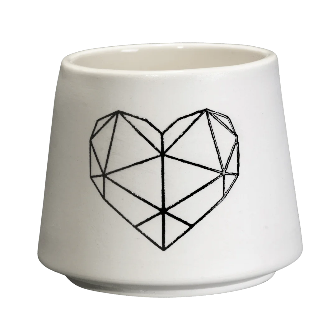 ספל פורצלן אהבה וחברות עצמית