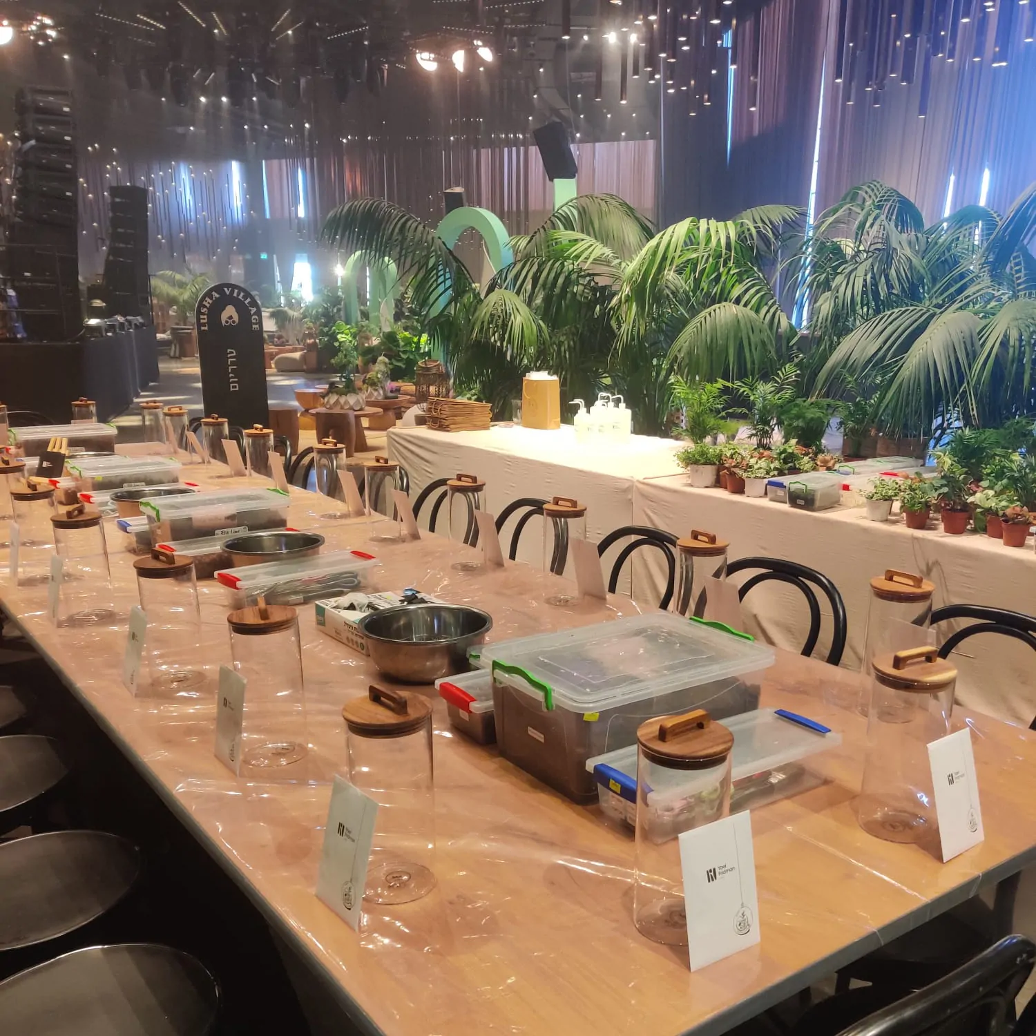 סדנת טרריום של יעל פרידמן בחברת "לושה"